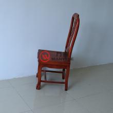 高端仿古中式酒店餐椅 正色厚重实木餐椅 圆弧形靠背 结构牢固耐压餐椅