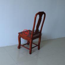 高端仿古中式酒店餐椅 正色厚重实木餐椅 圆弧形靠背 结构牢固耐压餐椅