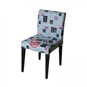 工业风报纸餐椅 五金结构餐椅脚 西餐厅奶茶店餐椅 稳固耐用 椅子