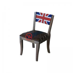 个性实木米字靠背椅 拉线座垫 实木仿古艺术餐椅 主题餐椅