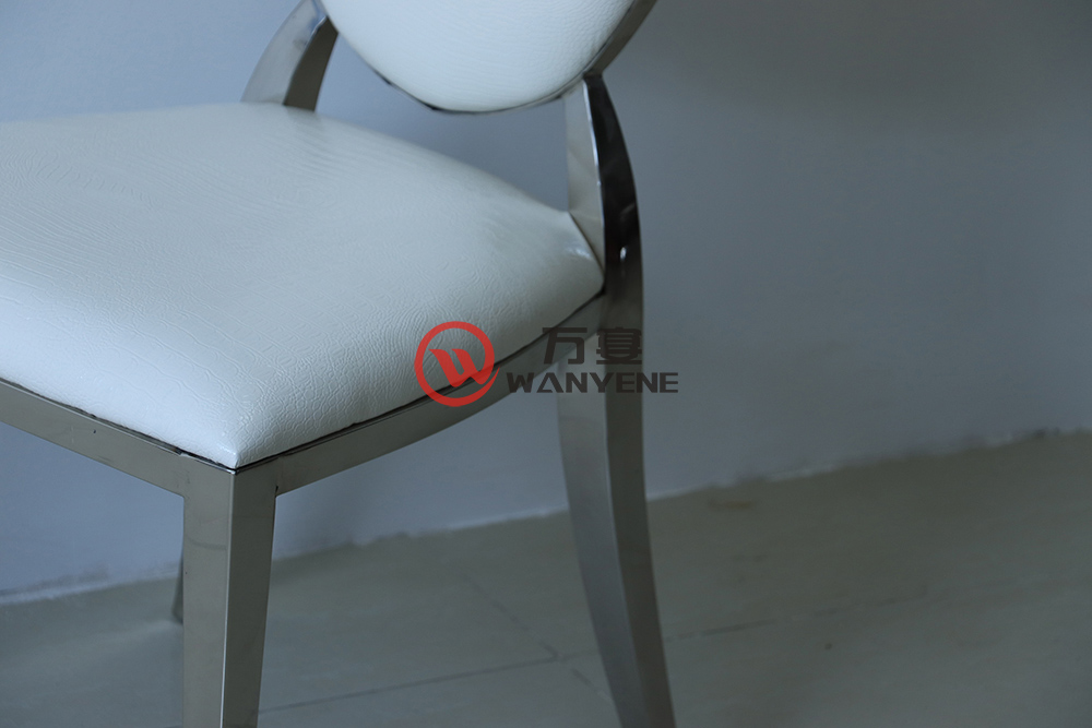 超纤皮不锈钢椅-细节图
