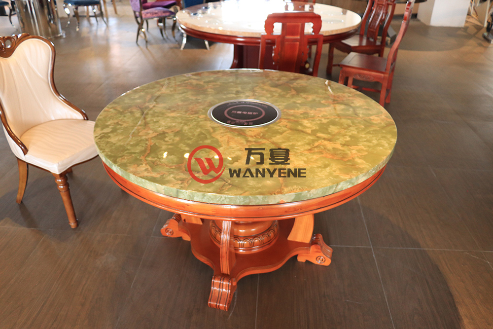 中式实木火锅桌