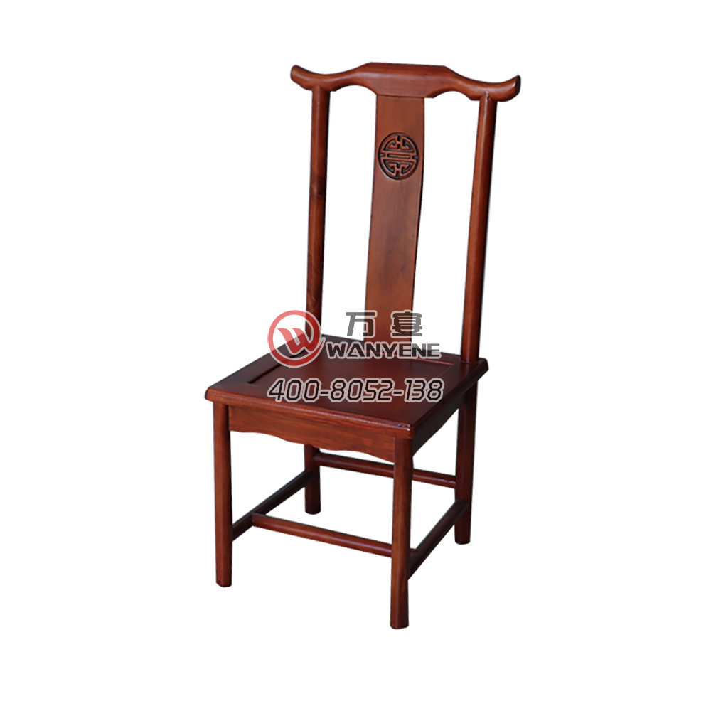 红木餐椅 名贵木材刺猬紫檀椅子 酒店餐椅实木官帽椅